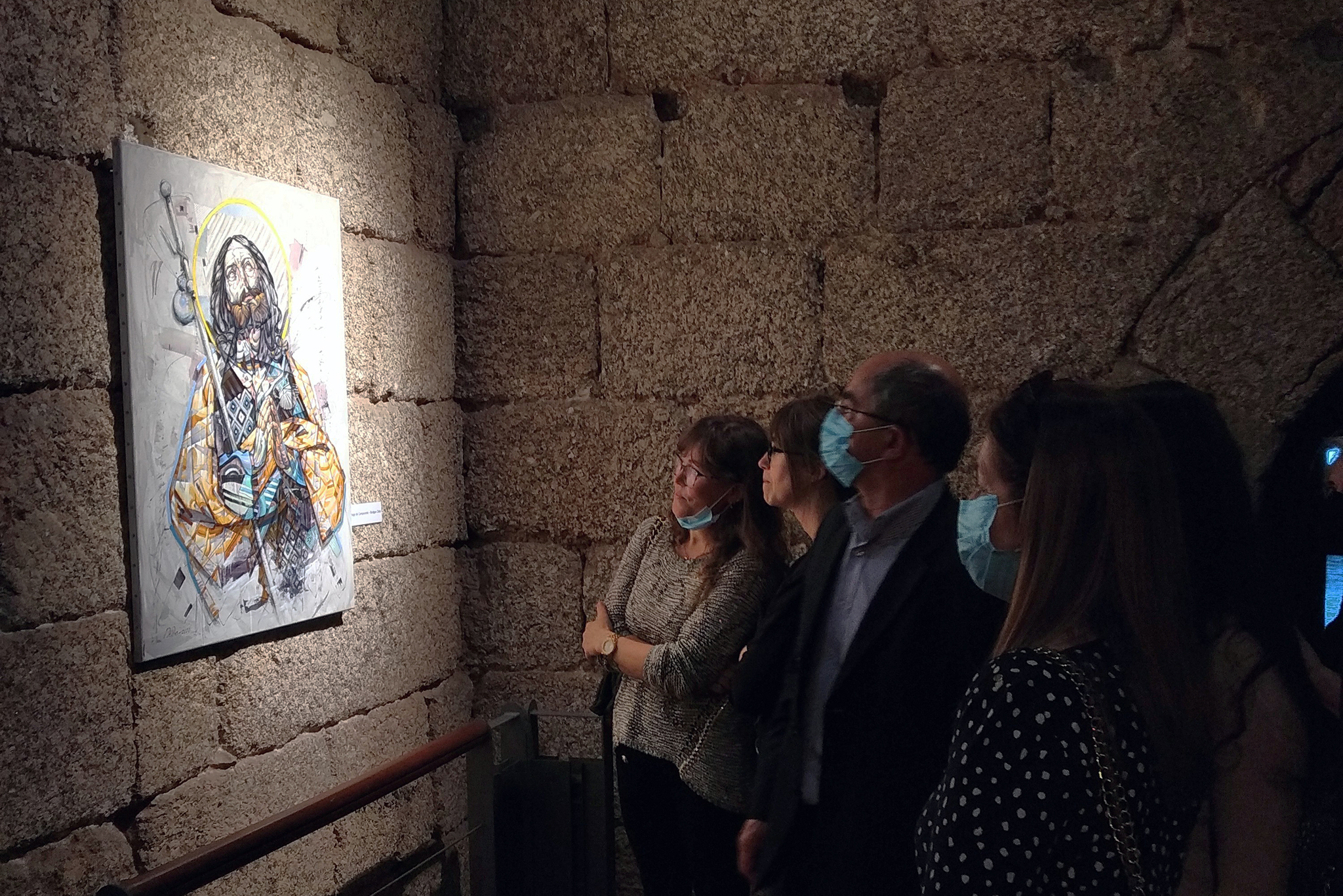 Santiago De Compostela In The Medieval Tower Of The Pio XII Museum Braga, Portugal